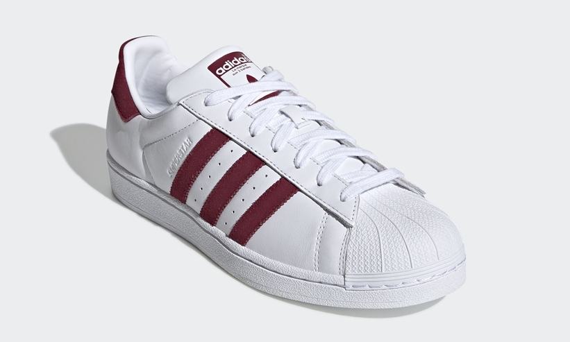 9/12発売！アディダス オリジナルス スーパースター “ホワイト/カレッジエイトバーガンディ” (adiads Originals SUPERSTAR “White/Collegiate Burgundy”) [EF9240]