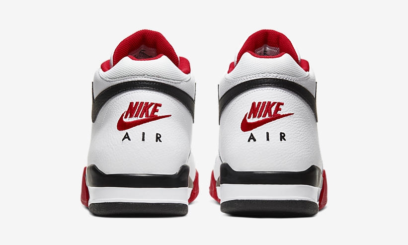 nike flight legacy white red