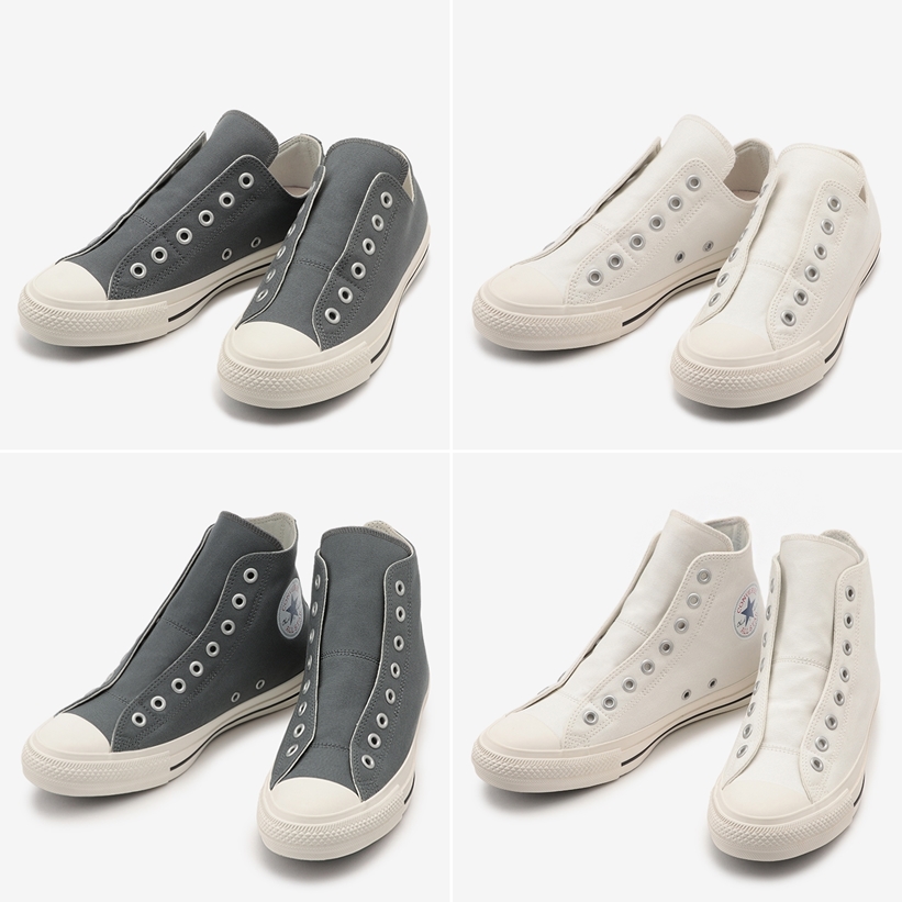 9/13発売！強度向上のテンセルキャンバス素材を採用したスリップオンタイプの CONVERSE ALL STAR 100 SLIP OX/HI (コンバース オールスター 100 スリップ)