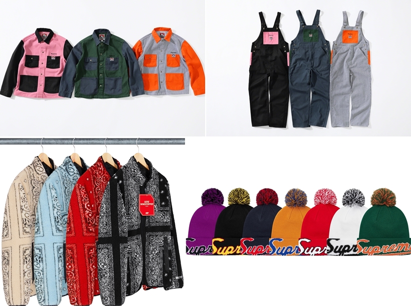 国内 9/14発売！SUPREME × Ben Davis (シュプリーム ベンデイビス) & 2019 F/W レギュラーアイテム一覧！