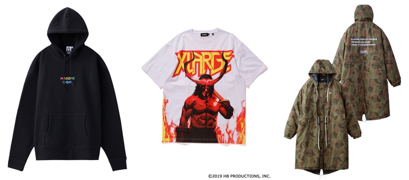 【HELLBOY/MADE ME コラボ】XLARGE/X-girl コラボ/レギュラーアイテムが9/13、9/14発売 (エクストララージ エックスガール)