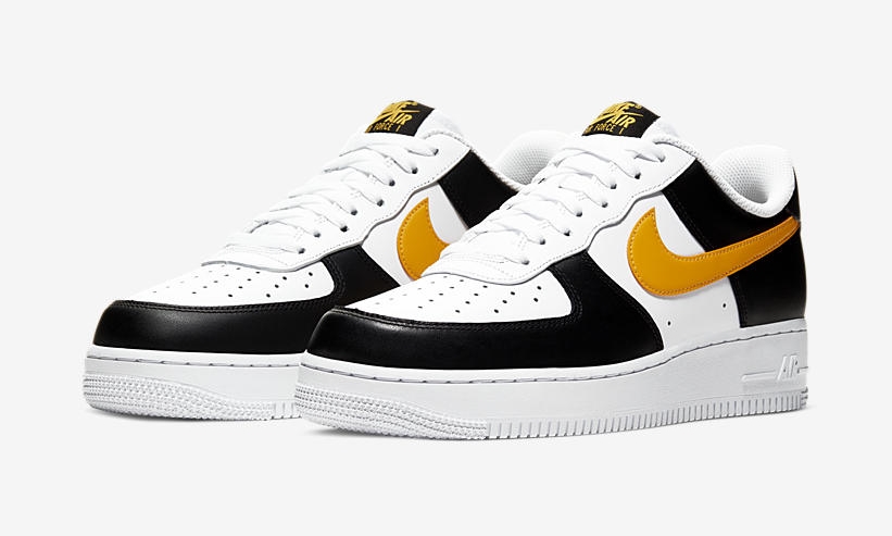 2019年ホリデーモデル！ナイキ エア フォース 1 07 ロー RS “ブラック/ユニバーシティゴールド” (NIKE AIR FORCE 1 07 LOW RS “Black/University Gold”) [CK0806-001]