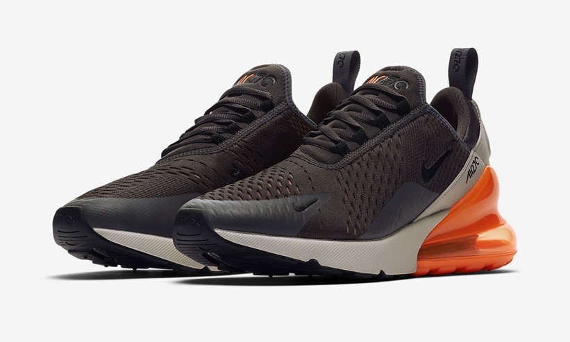 ナイキ エア マックス 270 “サンダーグレー/トータルオレンジ” (NIKE AIR MAX 270 “Thunder Grey/Total Orange”) [AH8050-024]