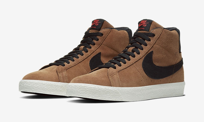 ナイキ ズーム ブレーザー ミッド “ライトブリティッシュタン/ブラック” (NIKE ZOOM BLAZER MID “Light British Tan/Black”) [864349-202]