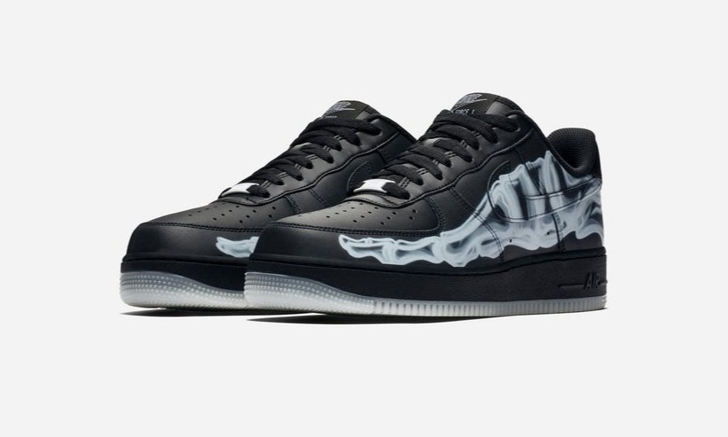 ナイキ エア フォース 1 07 ロー QS “スケルトン” ブラック (NIKE AIR FORCE 1 07 LOW QS “Skeleton” Black) [BQ7541-001]