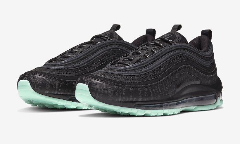 air max 97 black and green