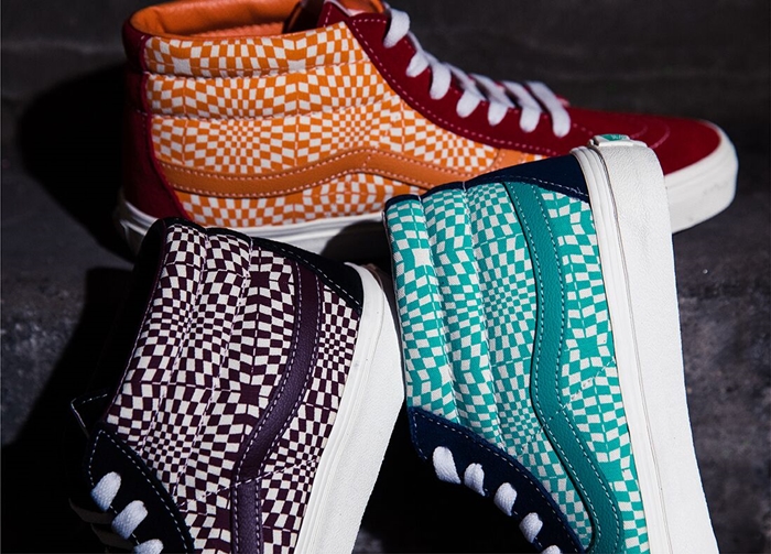 BILLY’S 限定！9/28発売！VANS SK8-MID REISSUE ”Warped Check” (バンズ スケートミッド “ラップ チェック”)