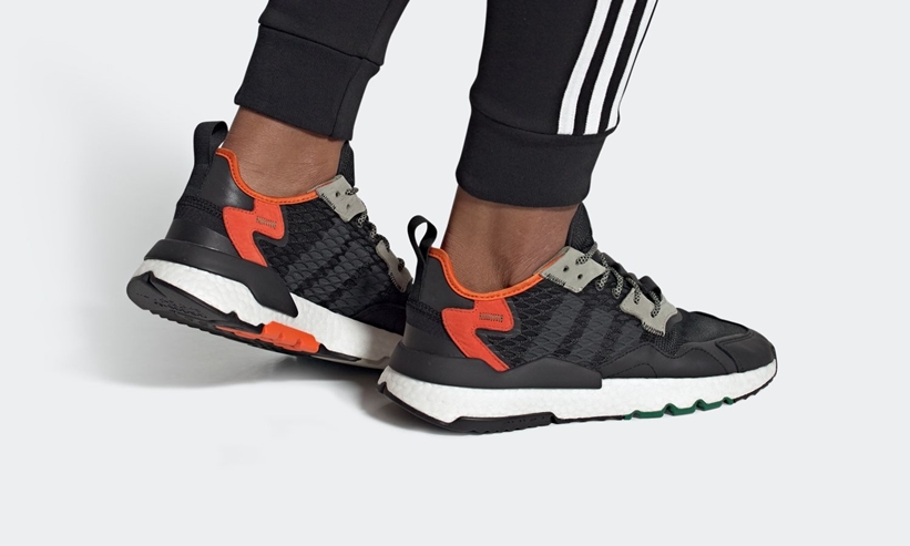 9/19発売！アディダス オリジナルス ナイト ジョガー “コアブラック/グレーシックス/オレンジ” (adidas Originals NITE JOGGER “Core Black/Grey Six/Orange”) [EE5549]