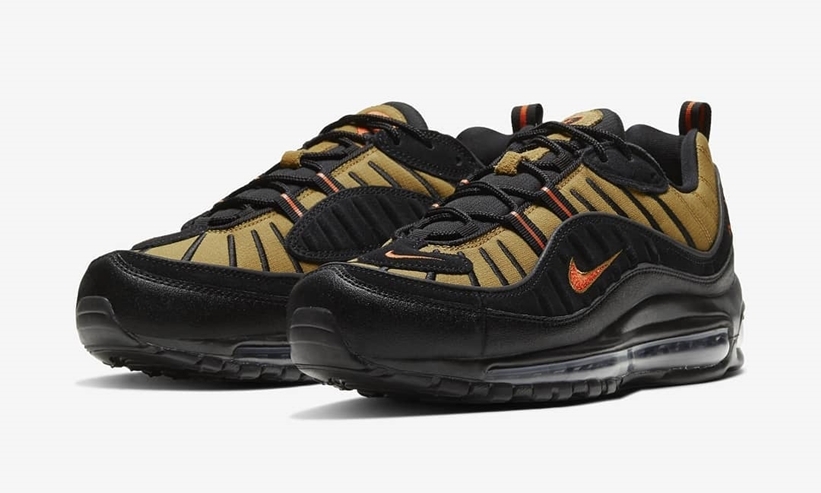 ナイキ エア マックス 98 “ブラック/コズミッククレイ” (NIKE AIR MAX 98 “Black/Cosmic Clay”) [640744-014]