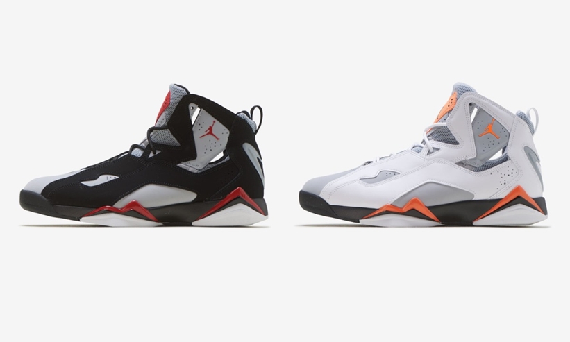 jordan true flight white orange grey