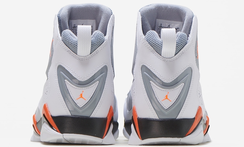 jordan true flight white orange grey