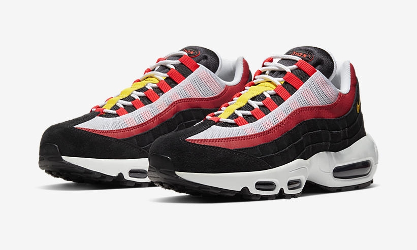 ナイキ エア マックス 95 エッセンシャル “ブラック/レッド/イエロー” (NIKE AIR MAX 95 ESSENTIAL “Black/Red/Yellow”) [AT9865-101]