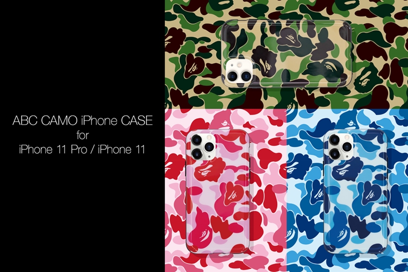 iPhone 11/11 Pro用ケースがA BATHING APE COLOR CAMOで店舗限定で9/21から発売 (ア ベイシング エイプ)