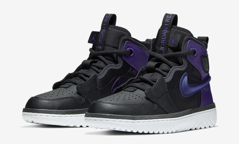 ナイキ エア ジョーダン 1 ハイ リアクト “ブラック/パープル” (NIKE AIR JORDAN 1 HIGH REACT “Black/Purple”) [AR5321-005]