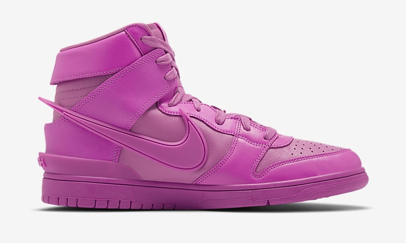 国内 12/11、2/4 発売！AMBUSH x NIKE DUNK HIGH “Spruce Aura/Cosmic Fuchsia” (アンブッシュ ナイキ ダンク ハイ) [CU7544-001,600]