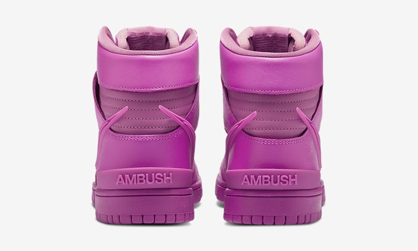 国内 12/11、2/4 発売！AMBUSH x NIKE DUNK HIGH “Spruce Aura/Cosmic Fuchsia” (アンブッシュ ナイキ ダンク ハイ) [CU7544-001,600]