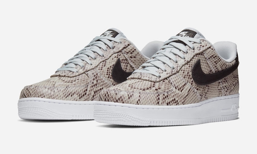 ナイキ エア フォース 1 LOW “スネークスキン” "グレー/イエロー/ホワイト" (NIKE AIR FORCE 1 LOW “Snakeskin” "Grey/Yellow/White")