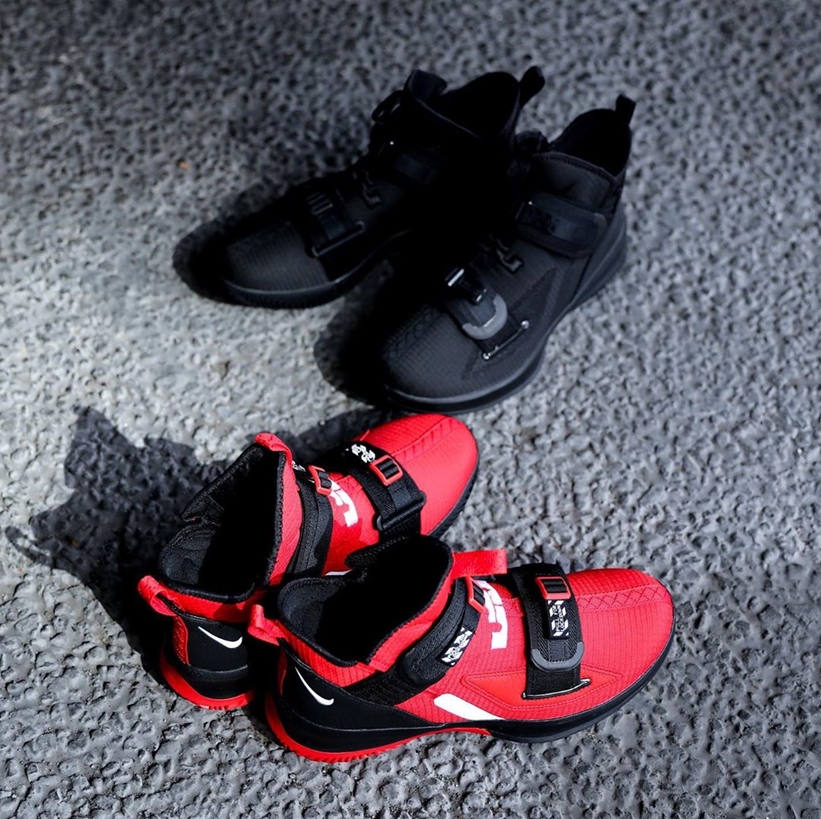 10/1発売！ナイキ レブロン ソルジャー 13 SFG EP “ブラック/ユニバーシティレッド” (NIKE LEBRON SOLDIER XIII SFG EP “Black/University Red") [AR4228-005,600]