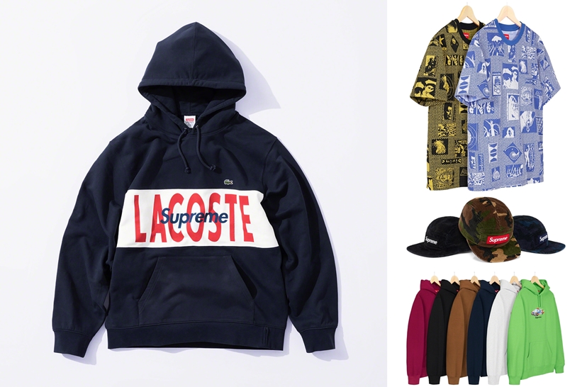 国内 9/28発売！SUPREME × LACOSTE (シュプリーム ラコステ) & 2019 F/W レギュラーアイテム一覧！