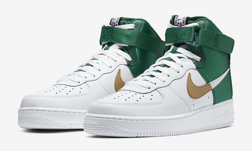 ナイキ エア フォース 1 ハイ 07 1 NBA “ホワイト/グリーン” (NIKE AIR FORCE 1 HIGH 07 1 NBA “White/Green”) [BQ4591-100]