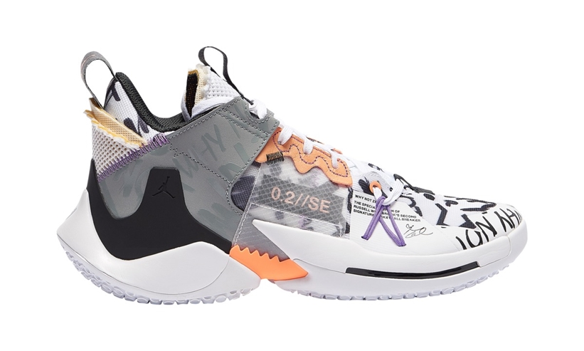 10/15発売！ナイキ ジョーダン ワイ ノット ゼロ ツー SE “ホワイト/オレンジパルス” (NIKE JORDAN WHY NOT ZER0.2 SE “Wwhite/Orange Pulse”) [AQ3562-101]