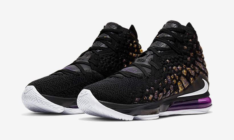 10/1発売！ナイキ レブロン 17 “ブラック/ホワイト/エッグプラント” (NIKE LEBRON 17 “Black/White/Eggplant”) [BQ3177-004]