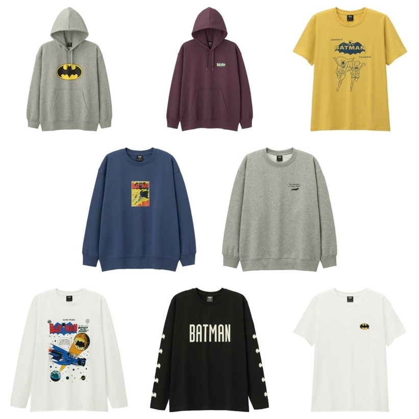GU × バットマンの生誕80周年を記念したメンズのスペシャルコレクションが10/15から発売 (ジーユー BATMAN)