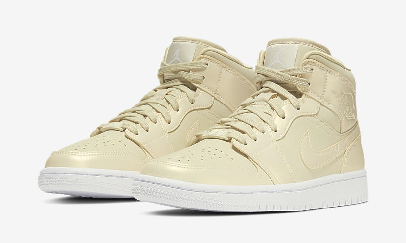 10/1発売！ナイキ ウィメンズ エア ジョーダン 1 ミッド SE “グースフェザーイエロー/レモンイエロー” (NIKE WMNS AIR JORDAN 1 MID SE “Goose Feather Yellow/Lemon Yellow”) [CK6587-200]