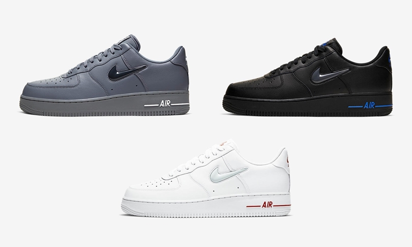 ナイキ エア フォース 1 ロー "ジュエルスウッシュ" (NIKE AIR FORCE 1 07 LOW "Jewel Swoosh") [CT3438-001,002,100]