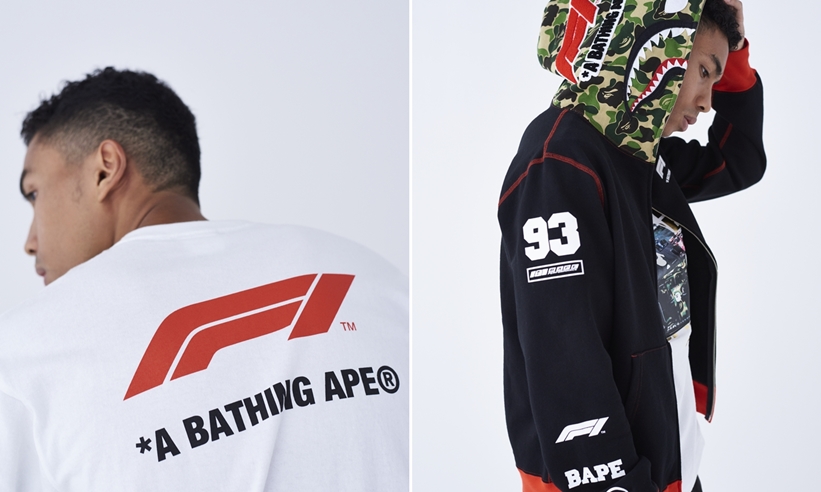 モータースポーツ「F1/Formula 1」とA BATHING APEがコラボレーション！10/5から発売 (ア ベイシング エイプ エフワン フォーミュラ1)