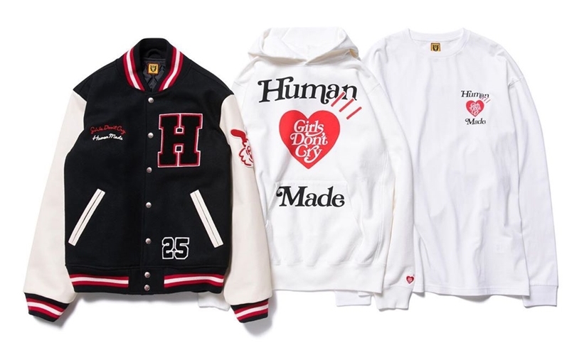 HUMAN MADE × Girls Don’t Cry コラボアイテムがHUMAN MADE直営にてポップアップストア「STORE by VERDY」にて10/12～10/14に発売 (ヒューマンメイド ガールズ ドント クライ)