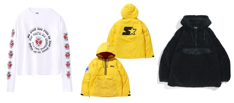 【STARTER BLACK LABEL コラボ】XLARGE/X-girl コラボ/レギュラーアイテムが10/4、10/5発売 (エクストララージ エックスガール)