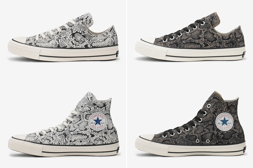 10/11発売！パイソン柄をアッパーに使用した CONVERSE ALL STAR 100 SNAKE OX/HI (コンバース オールスター 100 スネーク)