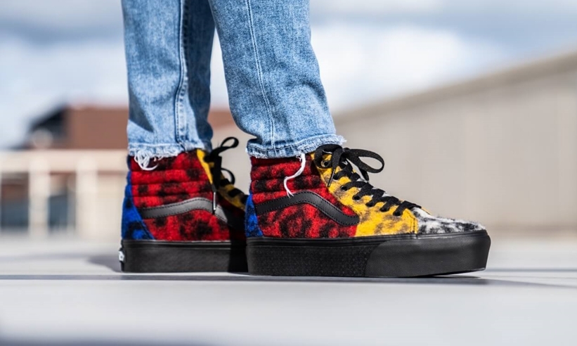 VANS SK8-HI PLATFORM 2 “Mix Leopard” (バンズ スケートハイ プラットフォーム 2 “ミックスレオパード”)