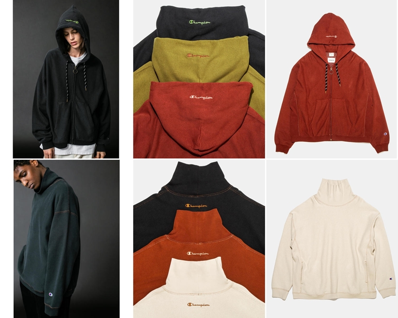 monkey time × Champion REVERSE WEAVE “FULL ZIP HOOD/TURTLE”が10月下旬発売 (モンキータイム チャンピオン)