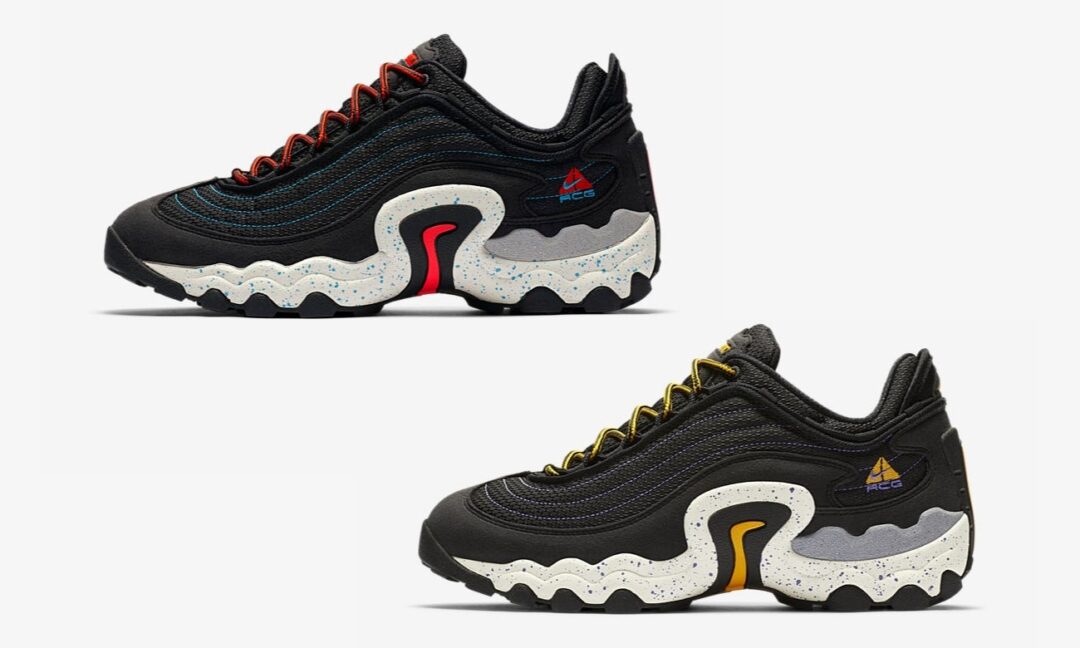 10/12発売！ナイキ ACG エア スカーン (NIKE All Conditions Gear AIR SKARN “Black/ Habanero Red” "Black/ University Gold") [CD2189-001,002]