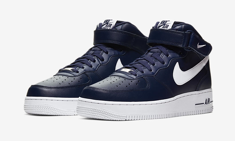 ナイキ エア フォース 1 07 ミッド AN20 “ミッドナイトネイビー/ホワイト” (NIKE AIR FORCE 1 07 MID