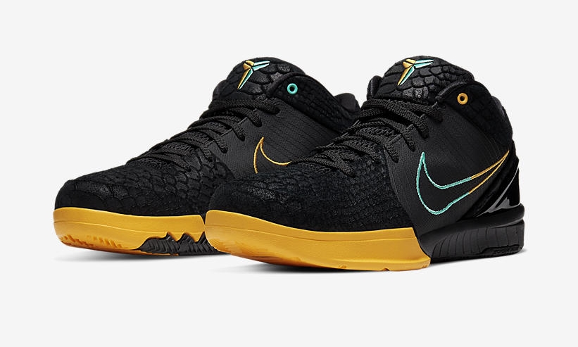 10/15発売！ナイキ コービー 4 プロトロ "ブラック/オーロラグリーン" (NIKE KOBE IV PROTRO "Black/Aurora Green") [AV6339-002]