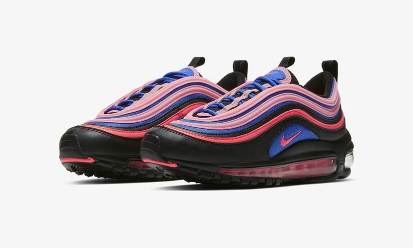 ナイキ エア マックス 97 “ゴールド/ブルー/レッド/ピンク” (NIKE AIR MAX 97 “Black/Blue/Red/Pink”)