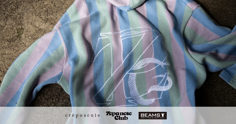 Zepanese Club × crepuscule × BEAMS T のトリプルコラボレーション第二弾を発売 (ゼパニーズクラブ クレプスキュール ビームスT)