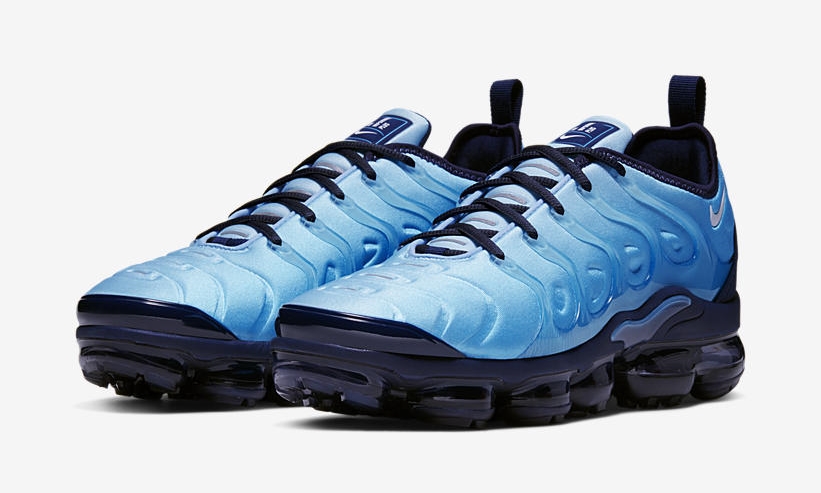 NIKE AIR VAPORMAX PLUS Light Current Blue White 924453 407 Fullress