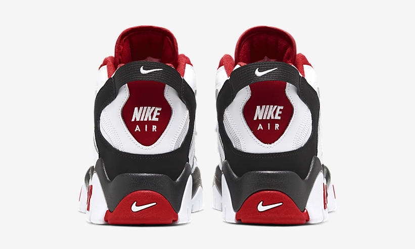 nike air barrage white and red