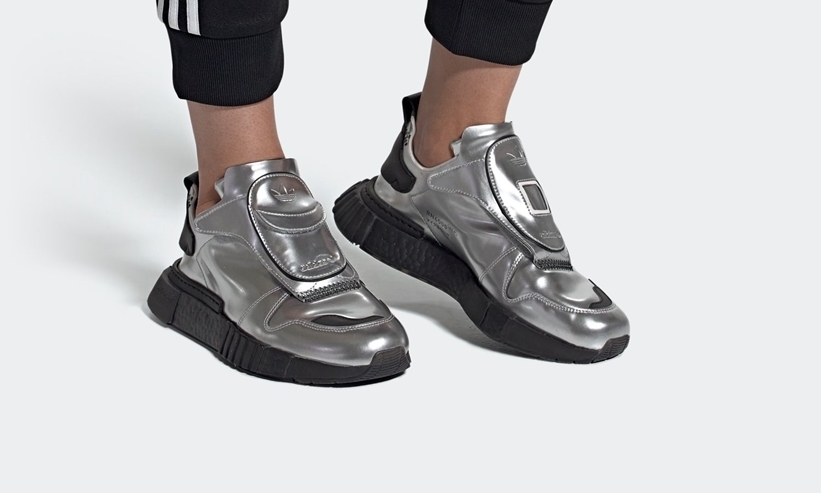 10/18発売！adidas Originals FUTURPACER “Silver Met/Black” (アディダス オリジナルス フューチャーペーサー “シルバーメット/コアブラック”) [EE5002]