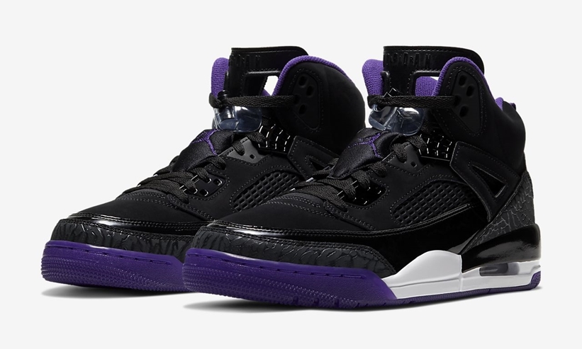 jordan spizike black and purple