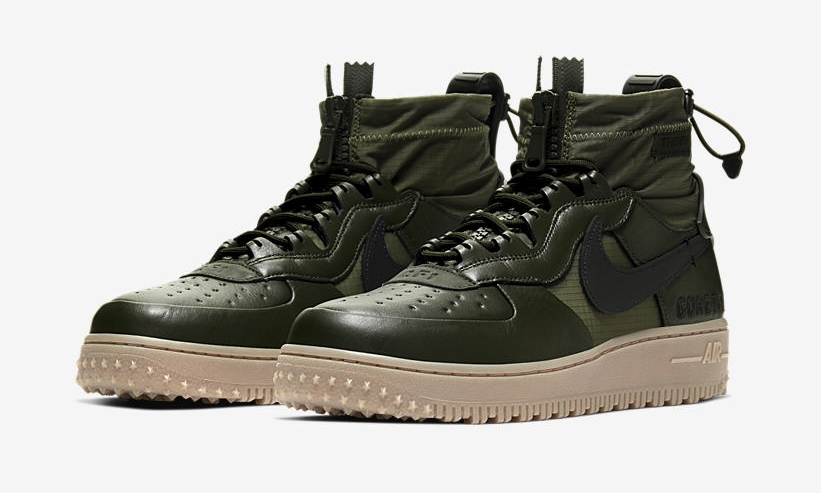 ナイキ エア フォース 1 THE 10TH ウィンター “ゴアテックス” “オリーブ/ガム” (NIKE AIR FORCE 1 THE 10TH WTR “Gore-Tex” "Olive/Gum") [CQ7211-300]