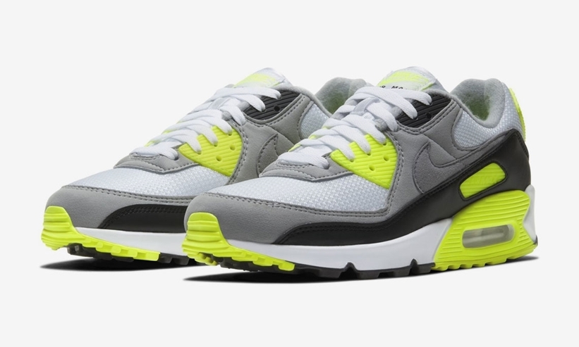 ナイキエアマックス 90 OG 30th "ホワイト/ボルト" (NIKE AIR MAX 90 OG 30th Anniversary "White/Volt")