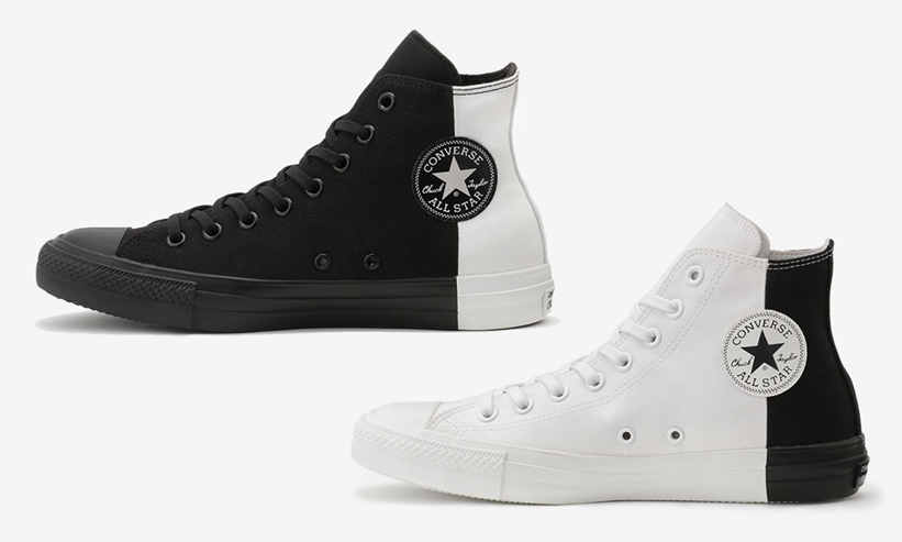 10/25発売！白黒のカラーを前後で大胆にパネル使いした CONVERSE ALL STAR 100 MONOPANEL HI (コンバース オールスター 100 モノパネル HI)