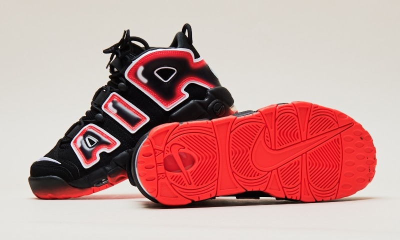 nike uptempo laser crimson