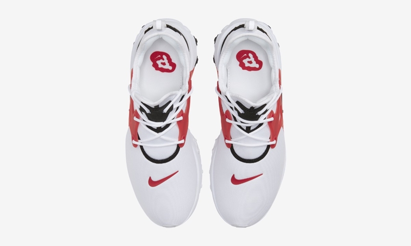 nike react presto red black and white