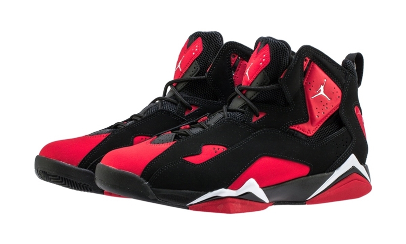 jordan true flight black and red